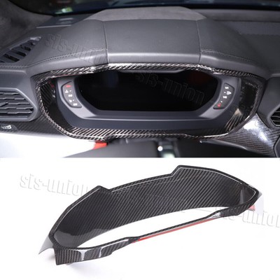Dry Carbon Fiber Car Dashboard Instrument Trim Cover For Lamborghini URUS 18-23