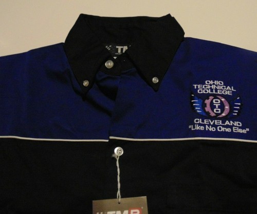 Shop Mechanic Uniform Shirt TECH COLLEGE Auto Motorcycle Teacher Student Medium - Picture 8 of 11
