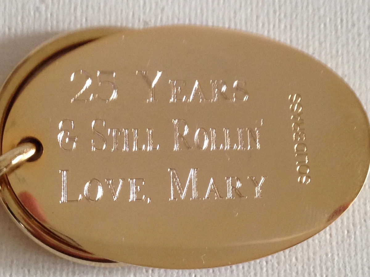 Mercury Keychain Solid Brass Personalized Free Mercury Key Chain