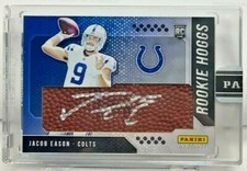 Jacob Eason 2020 Panini Instant Rookie Hoggs RC Autograph Auto #'d 7/10 - COLTS