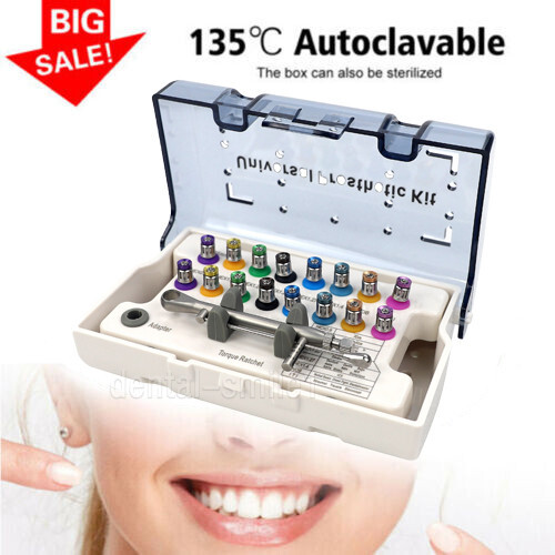 Universal Dental Implant Abutment Ratchet Torque Wrench Kit – 16 Drivers, 15-70 Ncm – Smile Dentale - View #4