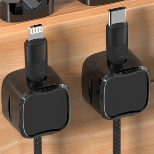 For Cable manager Cable Holder Desk Wire Organizer Cable Holder Clips 6X way - 第 2/6 張圖片