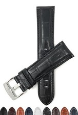 20mm Leather Watch Band, Alligator Pattern for Hamilton Broadway