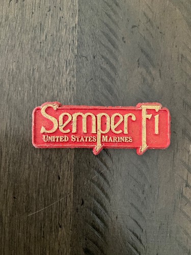 UNITED STATES MARINE CORPS SEMPER FI REFRIGERATOR MAGNET 2.75” x 1”