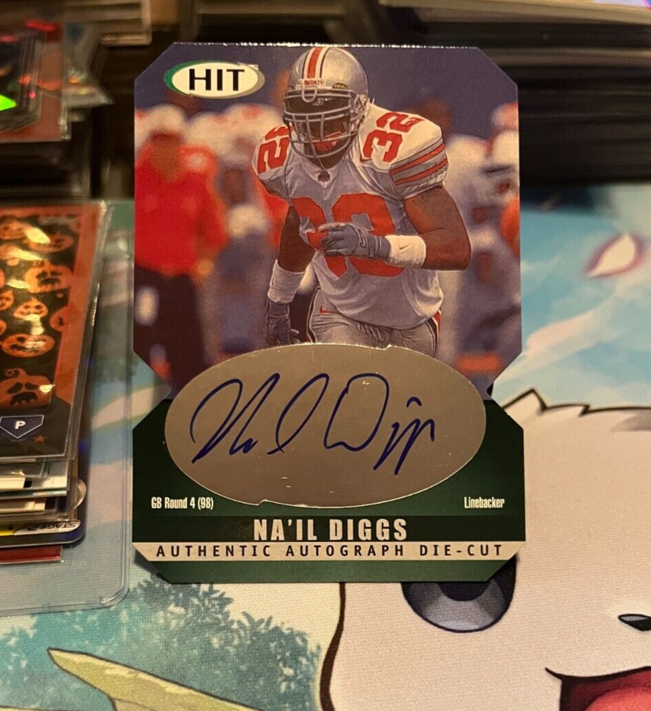 Na'il Diggs SA-GE Hit Autographs #A20 Diamond Die-Cut