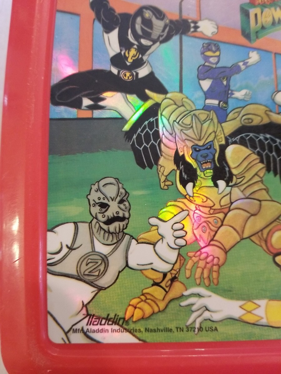 VTG 1994 Power Rangers Mighty Morphin Red Aladdin Lunch Box Only