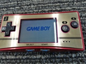 Nintendo Game Boy Micro Famicom Color Console Used Battery Replaced