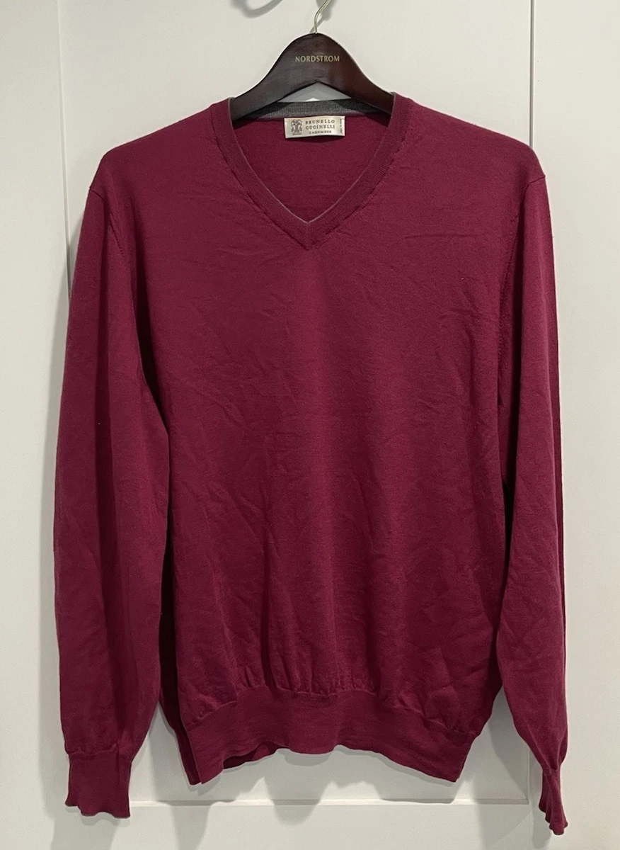 Brunello Cucinelli Cashmere Red Men's Sweaters for sale | eBay