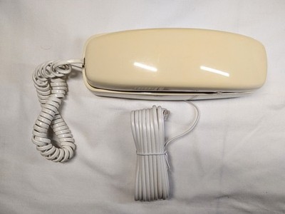VINTAGE 1970 s CREAM/BEIGE LUCENT TRIMLINE 210 TOUCHTONE TABLE or WALL PHONE