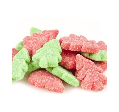 Gummy Christmas Trees, Strawberry and Apple Flavors, Christmas Holiday Candy