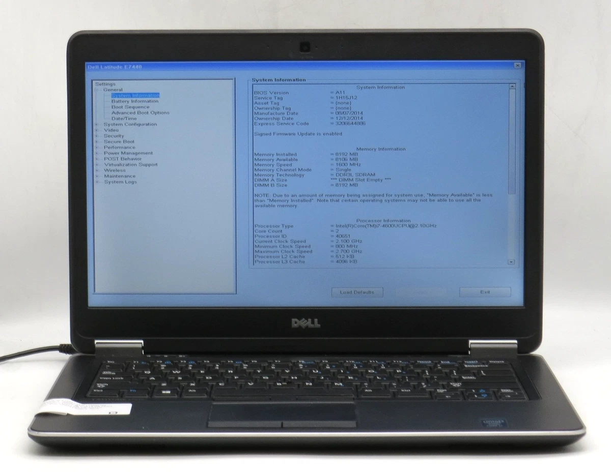 Dell Latitude E7440 Intel Core i5 4th Gen. PC Laptops & Netbooks 