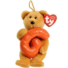 TY Alphabet Beanie Baby - LETTER G 5.5 inch - MWMTs Stuffed Animal Toy