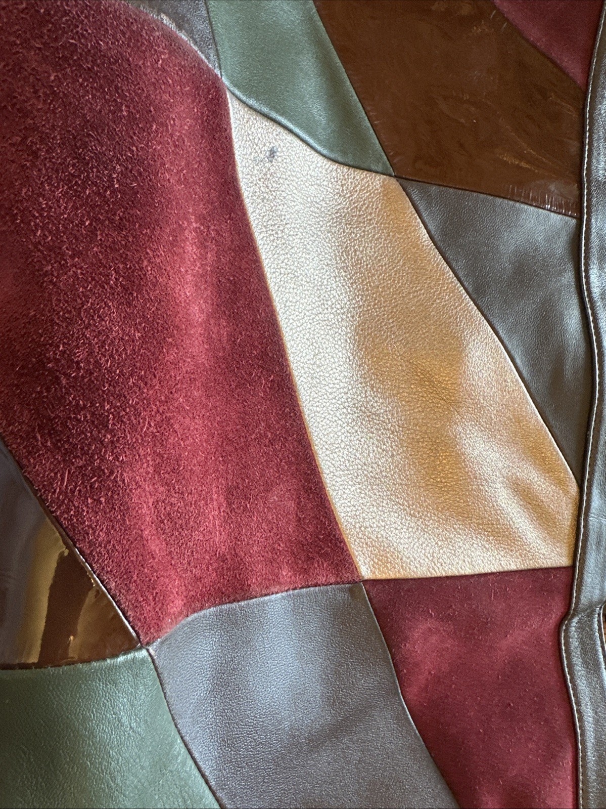 Anne Klein Leather Patchwork Bag - image 6