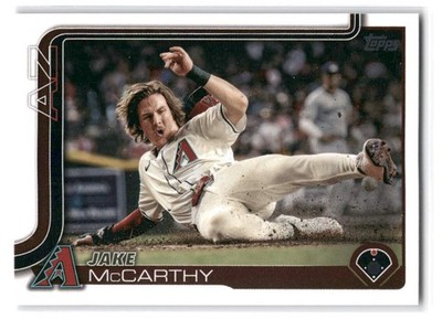 Jake McCarthy 2025 Topps Baseball #243 Arizona Diamondbacks