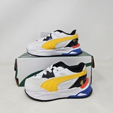 Puma Mirage Sport Infant Foodies 'Blanco Amarillo' / 383181 01 /Niño pequeño Talla 6c
