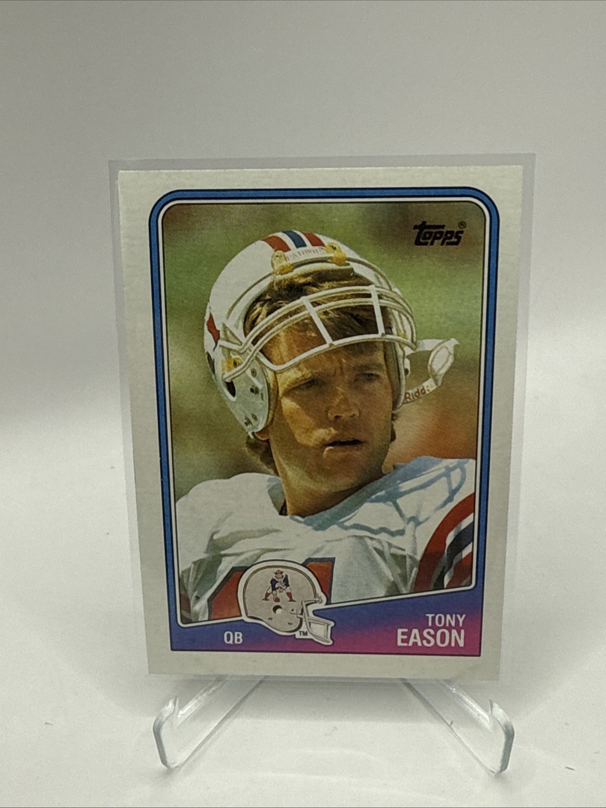 1988 Topps Football - Tony Eason #177 New England Patriots