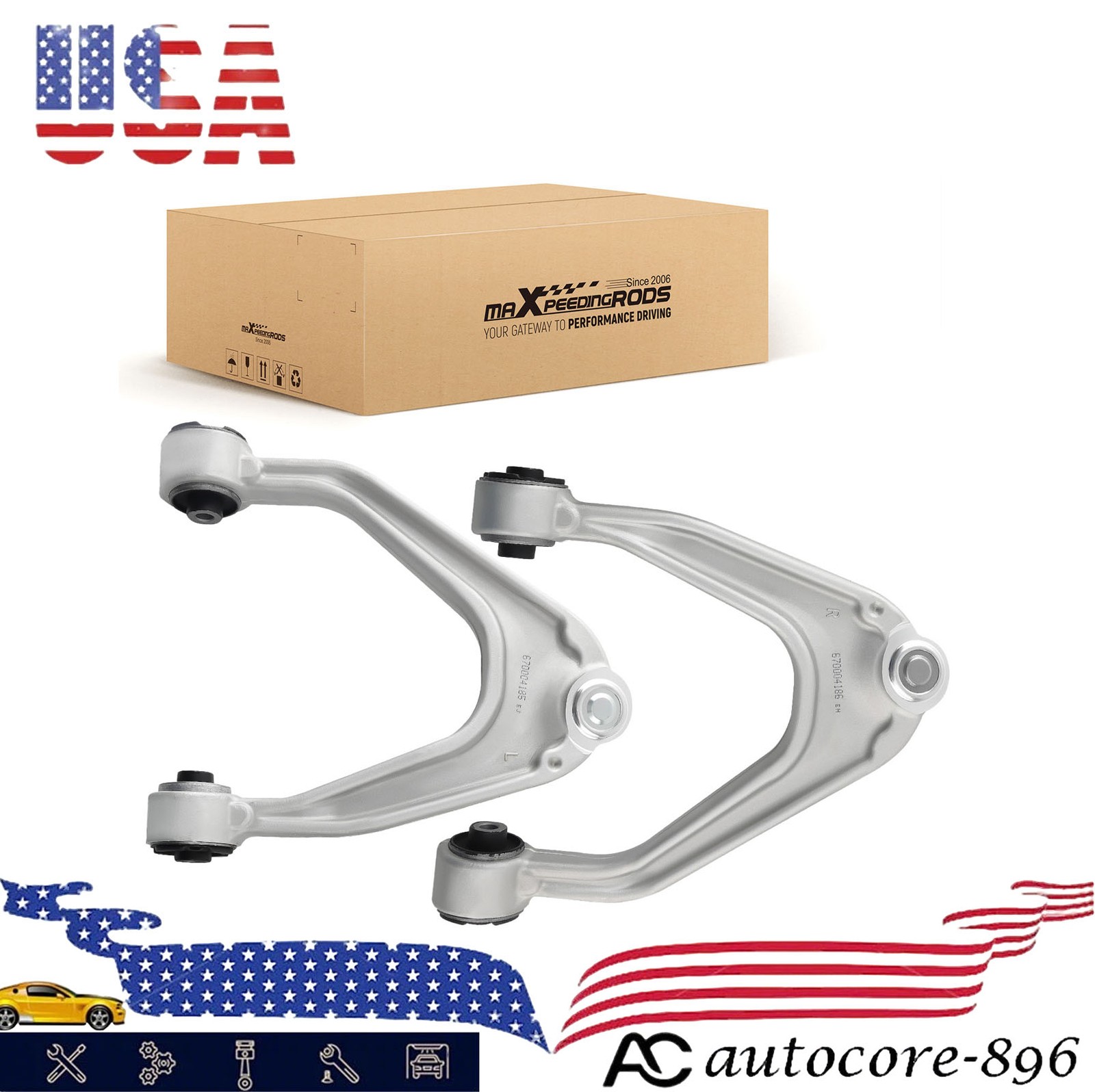 Maserati Ghibli 2014-2022 Front Upper Control arms 2 pcs