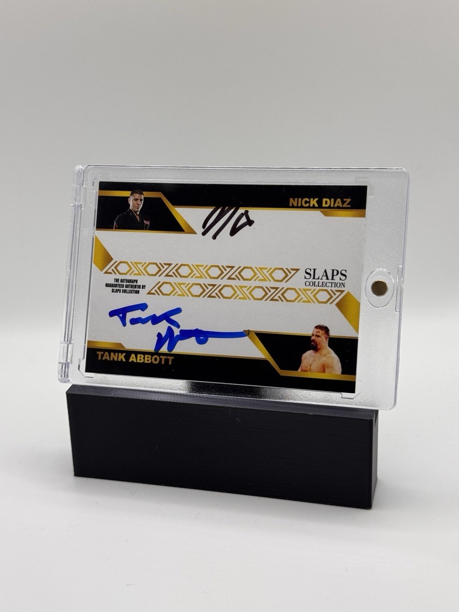 2026 UFC Nick Diaz & Tank Abbott Dual Autographed Card JSA COA | eBay