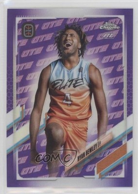 2021 Chrome OTE Overtime Elite Purple & Pink Refractor 99/299 Ryan Bewley #1 fm0