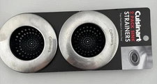 Cuisinart 2 Pack Sink Strainer - Stainless steel