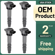 4 Ignition Coils Pack UF532 For 2004-2012 Mitsubishi Galant l4 2.4L