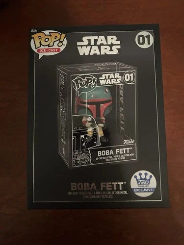 Funko Pop! Die-Cast: Star Wars - BOBA FETT #01 - Sealed & Chance at Chase