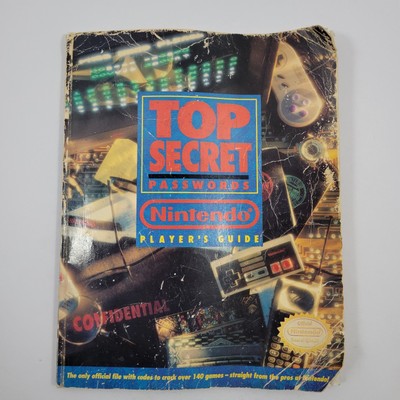Top Secret Passwords Nintendo Player's Guide Strategy Game Book (Acceptable)