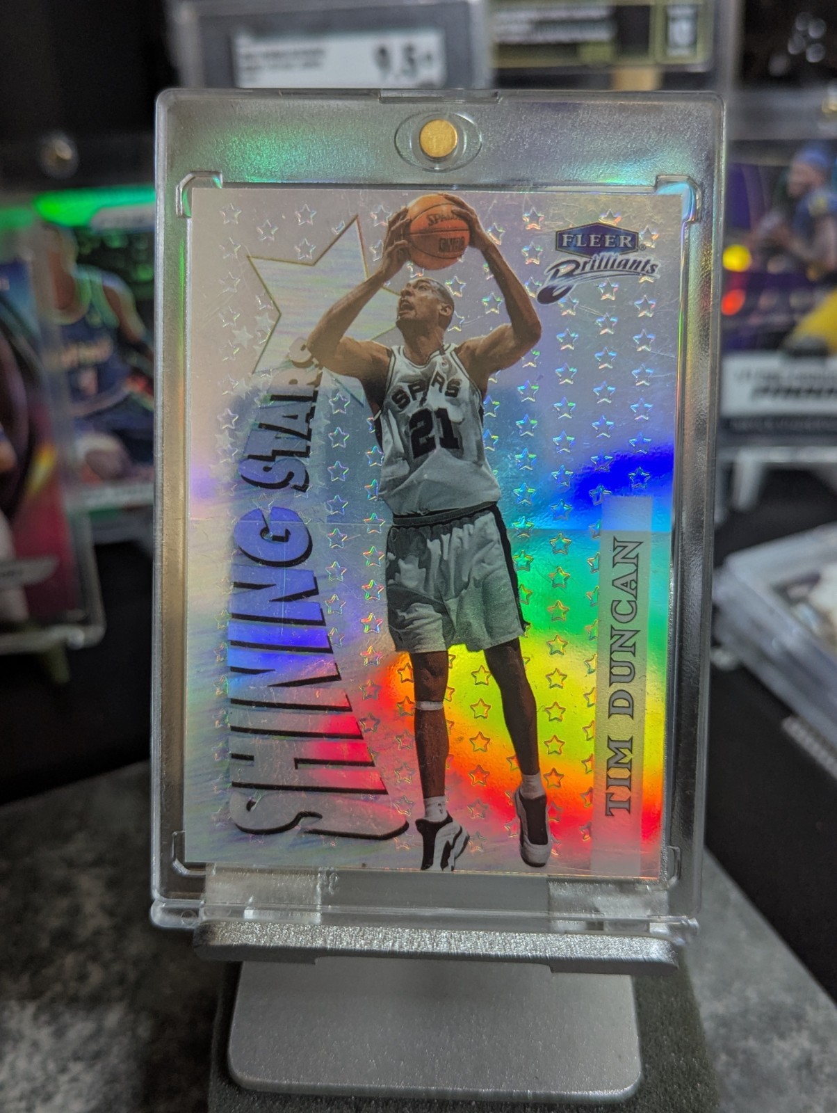 1998-99 Fleer Brilliants - Shining Stars Tim Duncan #3 SS Pulsars