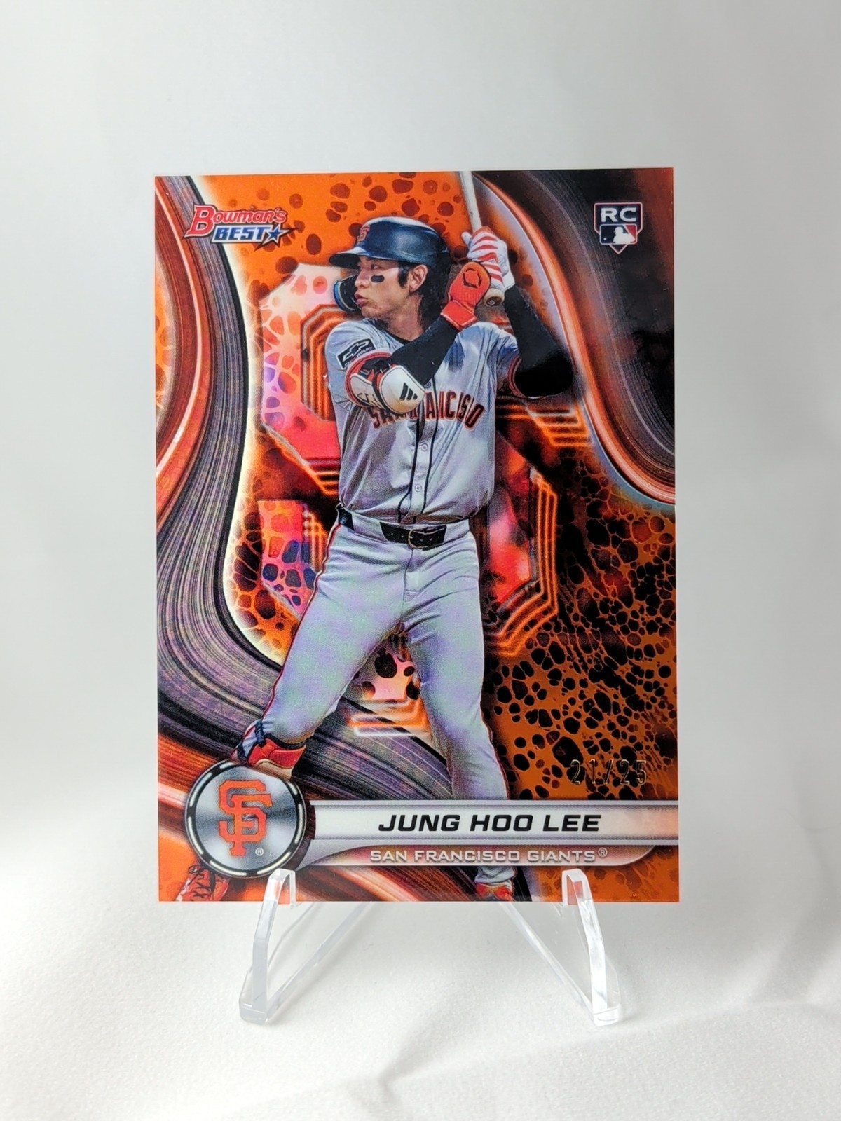 2024 Bowman's Best - Jung-Hoo Lee #57 Orange Refractor /25 (RC)