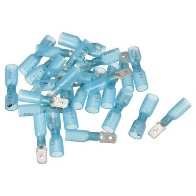 Wire Terminal Connector Heat Shrink Waterproof Male FemaleCrimp Kit Blue30Set KD