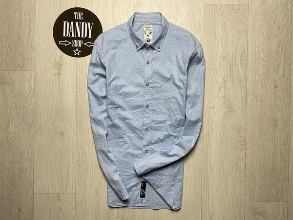 Men Diesel Shirt Blue Cotton 38 / M / 46 #7I5T