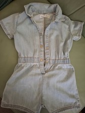 Zara Jeans-Latzhose Mädchen, Größe 104, 3-...