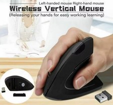 5th Gen Vertical Ergonomic Mouse Right Hand 2.4G USB Wireless/Wired Mute