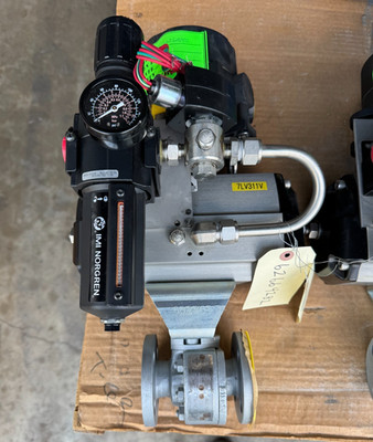 ARGUS 3/4'' 150 RF FP BALL VALVE V20 MODEL FK79 CS BODY SS TRIM W ACTUATOR