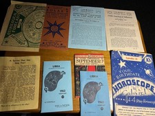 Vintage Astrological Brochures Lot: LIBRA 9/23-10/22