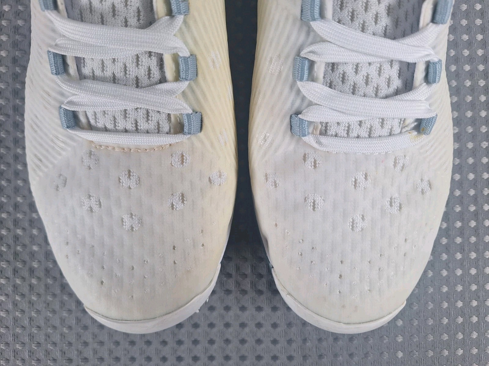 Wilson Women's Rush Pro Tennis Shoes 145464 White Blue Sz 7