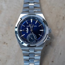 Vacheron Constantin Overseas Dual Time Iconic Blue Sunburst Dial Full Set