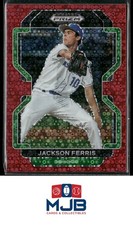 2022 Panini Prizm Draft Picks Jackson Ferris Red Donut Circles #/99 #PDP47
