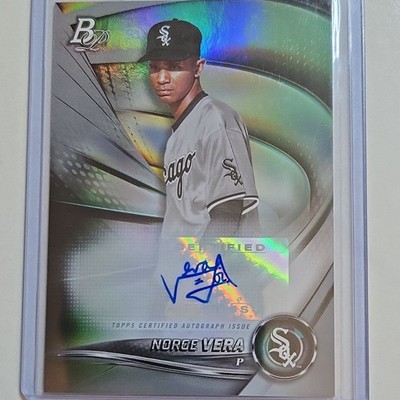 Topps 2022 Bowman Platinum Baseball Norge Vera White Sox Autograph #TOP-99