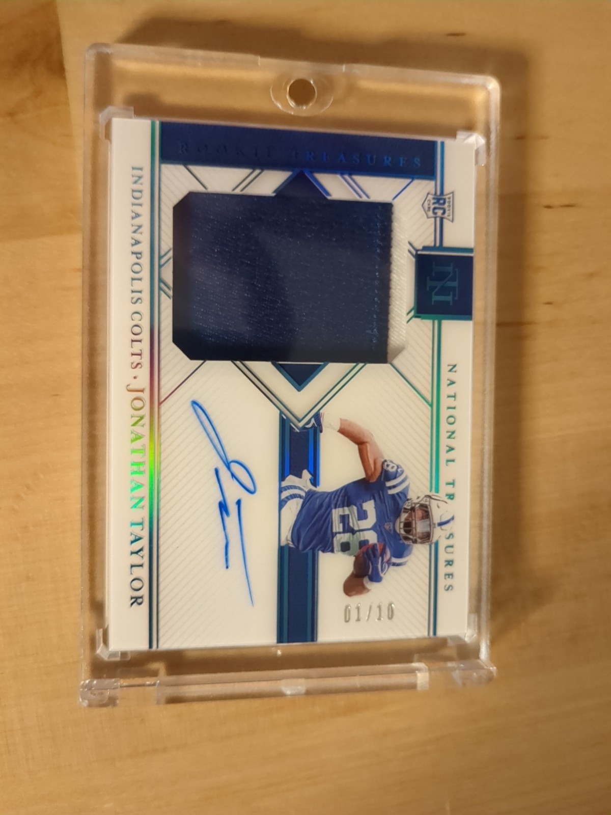2020 National Treasures Jonathan Taylor Rookie Treasures RPA 01/10!
