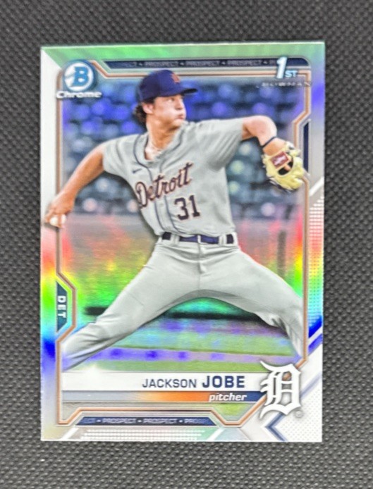2021 Bowman Draft - Chrome Jackson Jobe #BDC-69 Refractor (RC)