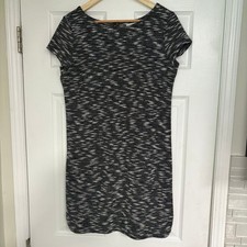 Loft Black And White Dress Size Medium
