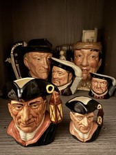 Royal Doulton Character Jugs Nightwatchman Small and Miniature