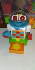 Vintage Tomy Toomies Mr Shop Bot - Cash Register Toy Robot - Lights & Sounds