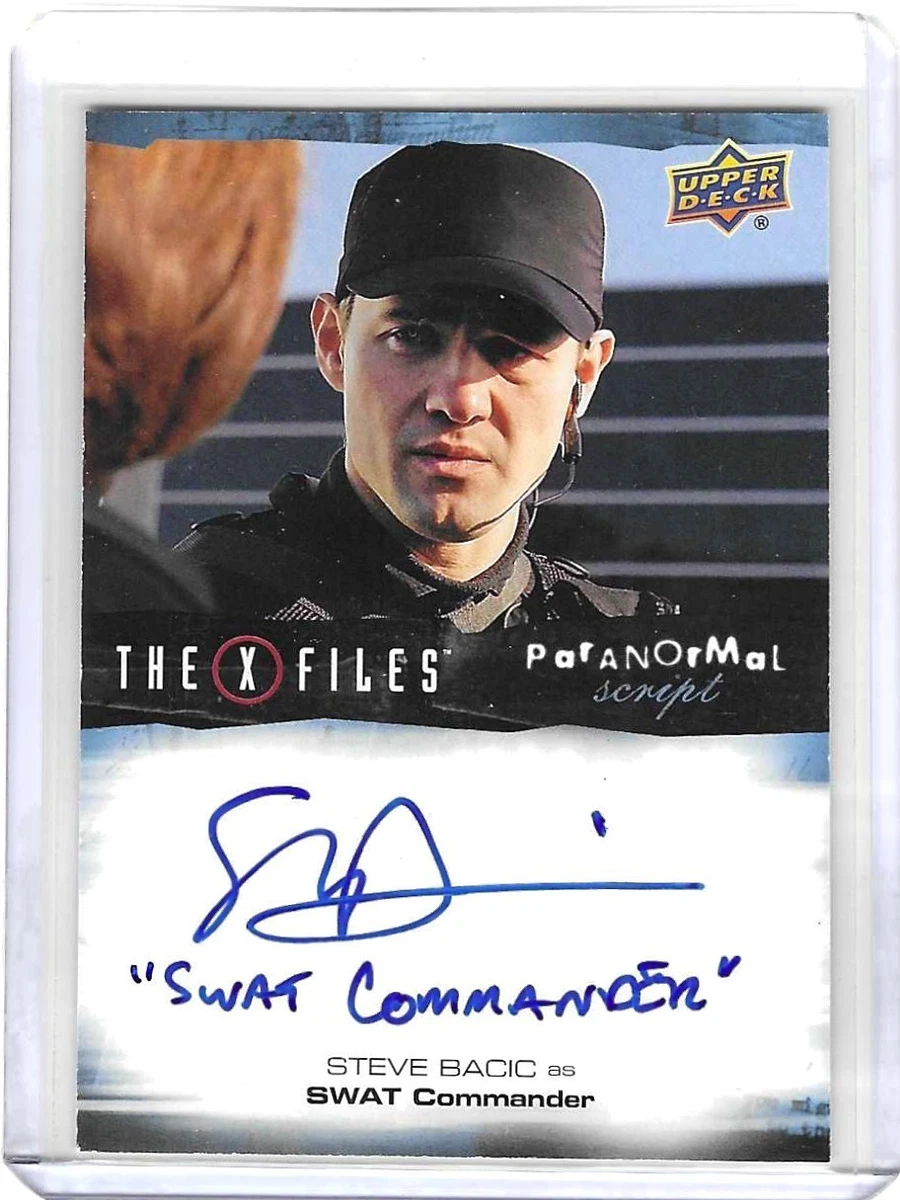 x-files card バイヤーズBRUCE HARWOOD 直筆サインカード The X-Files