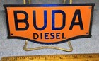 NOS vintage BUDA Allis-Chalmers Tractor Truck Marine OLD Hit & Miss DIESEL SIGN