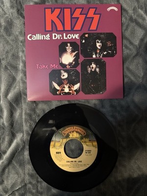 KISS Calling Dr Love/Take Me German Sleeve 45 From Casablanca Boxset