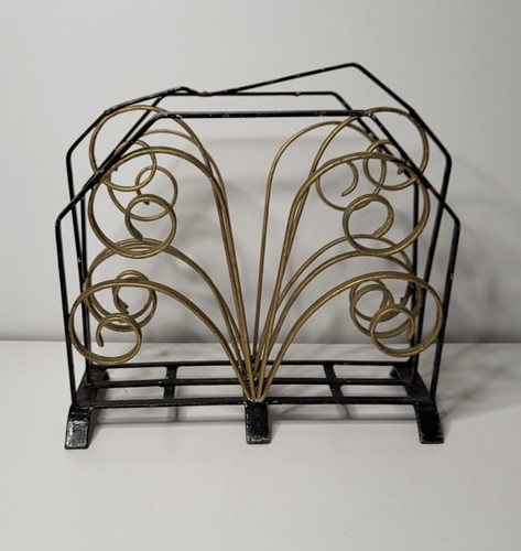 Art Deco Zeitungsständer Ausschlachten 12,5 cm L x 7 cm B x 11,5 cm H