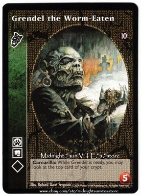Grendel the Worm-Eaten Nosferatu Tenth Anniversary V:TES VTES Vampire CCG
