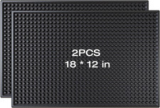 Bar Mat for Home Bar | Bar Drink Mat for Countertop and Table Top, Easy Clean(2 